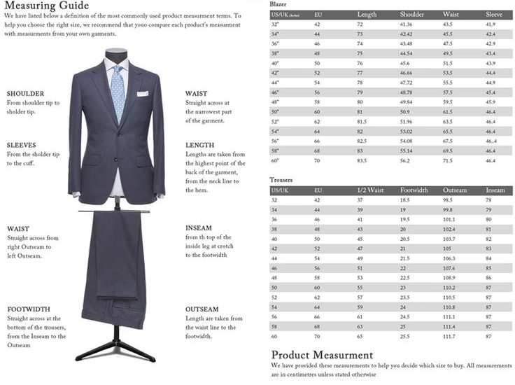 Michael Kors Men S Jacket Size Chart